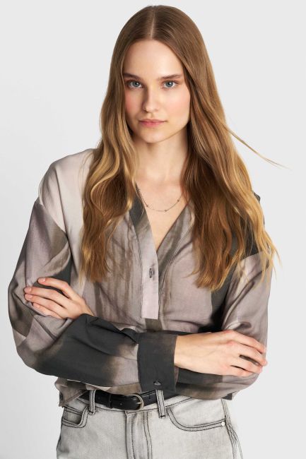 Printed tunic - Grey