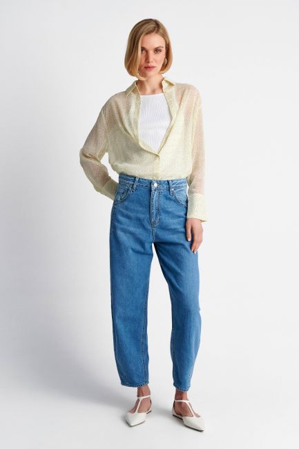 Παντελόνι τζιν barrel leg - Jeans
