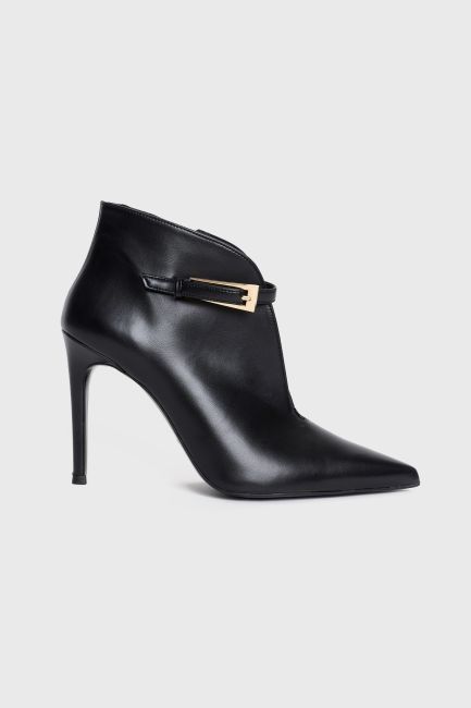 Heeled ankle boots - Black