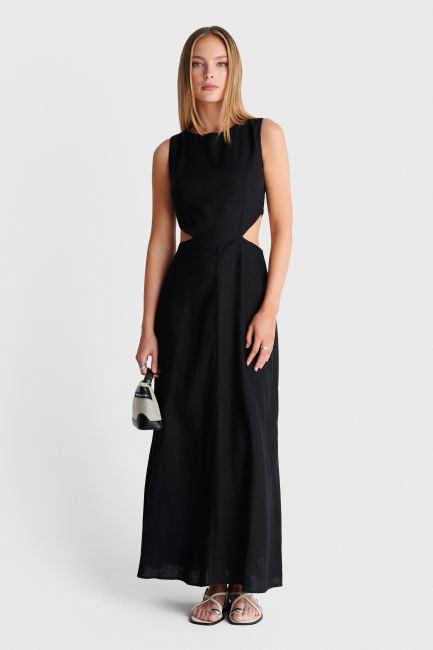 Maxi cut-out dress - Black