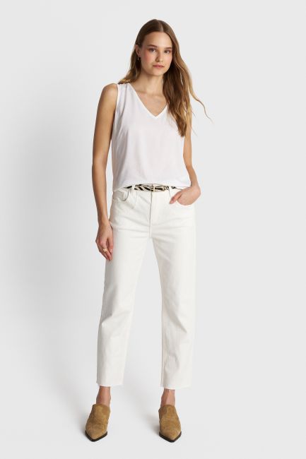 Παντελόνι τζιν slim fit - Λευκό