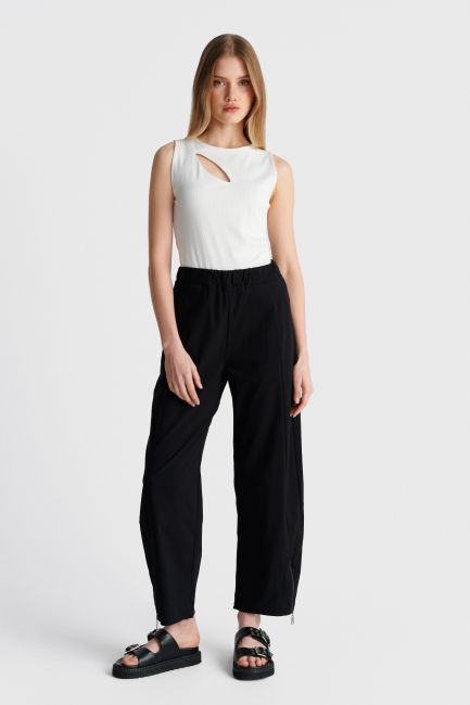 Barrel trousers - Black