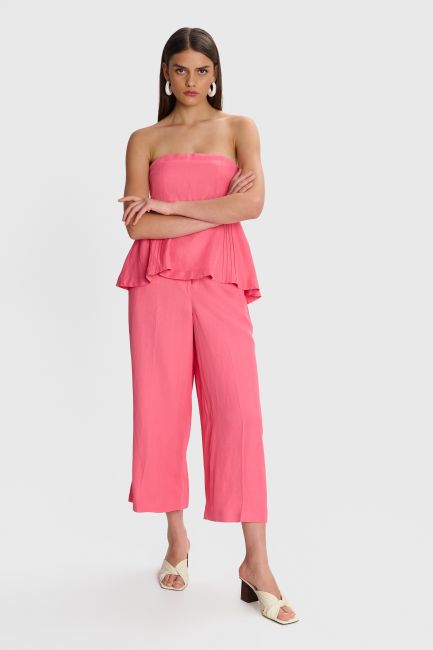 Strapless top - Pink
