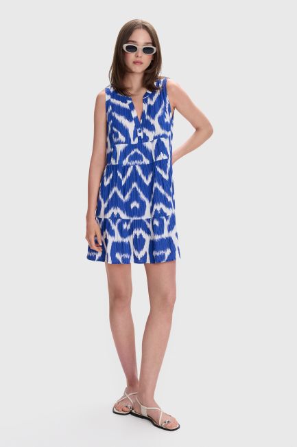 Printed short dress - Multicolor