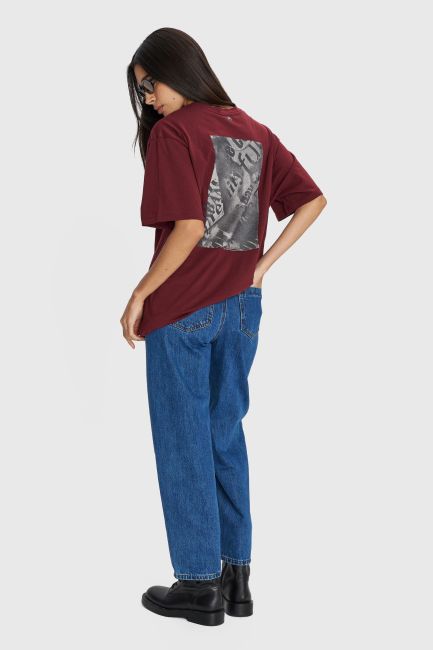 T-shirt με graphic τύπωμα - Κόκκινο