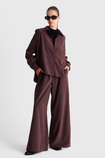 Asymmetric shirt - Red