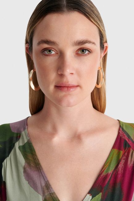 Hoop earrings - Gold