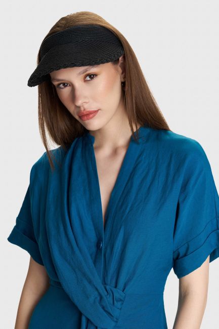 Straw hat - Black