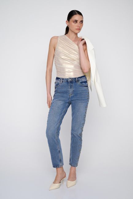 Iridescent bodysuit - Gold