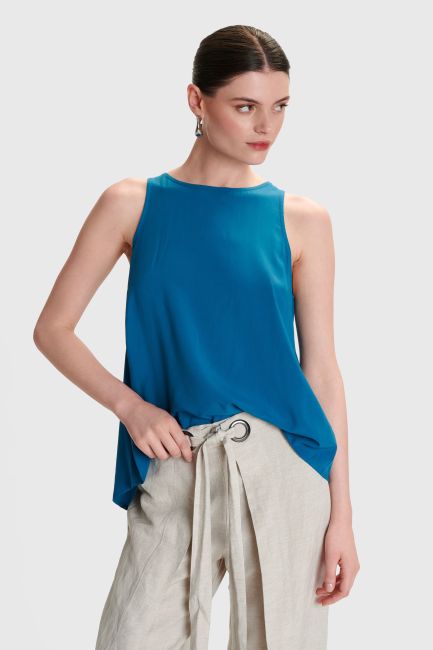 Sleeveless top with back cut out - Ottanio