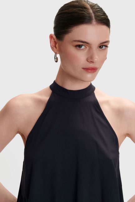 Sleeveless top - Almost black