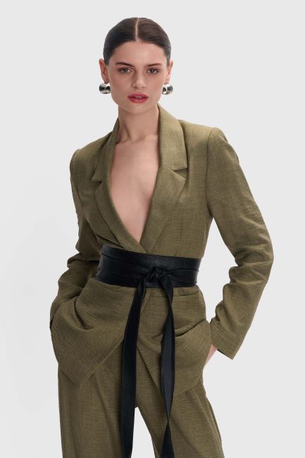 Pocketed jacket - Light khaki