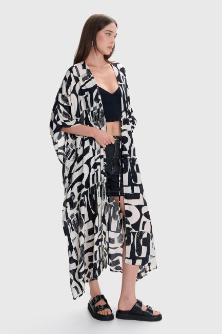 Printed kimono - Multicolor
