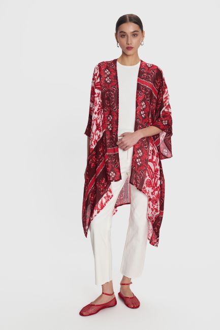 Floral print kimono - Multicolor