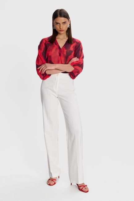Printed tunic - Red
