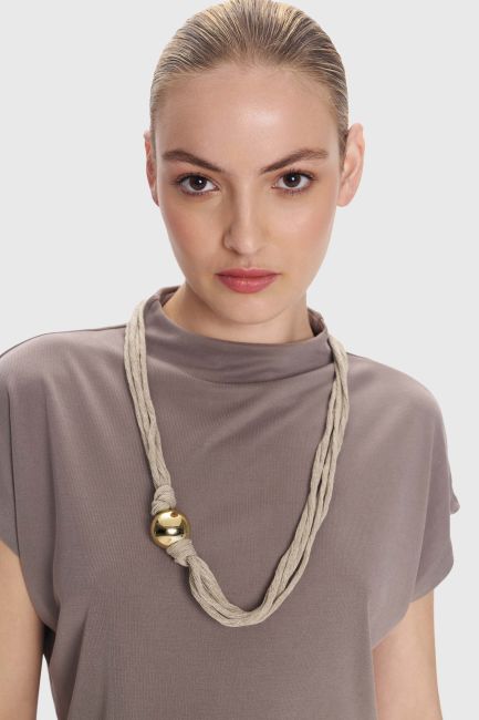 Cords element necklace - Multicolor