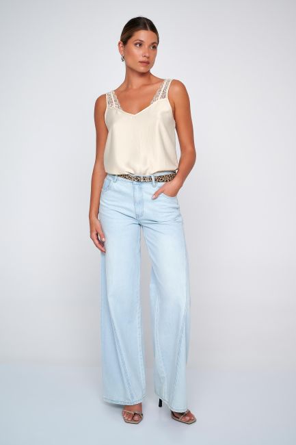 Παντελόνι τζιν wide leg - Used