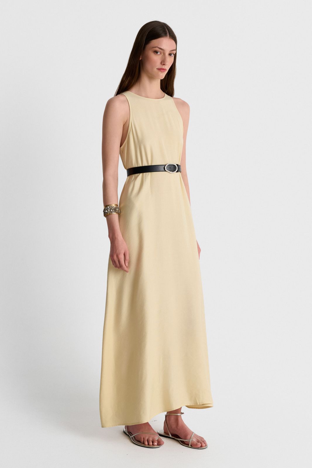 tiered maxi dress formal Tropical Print Tiered Maxi Dress